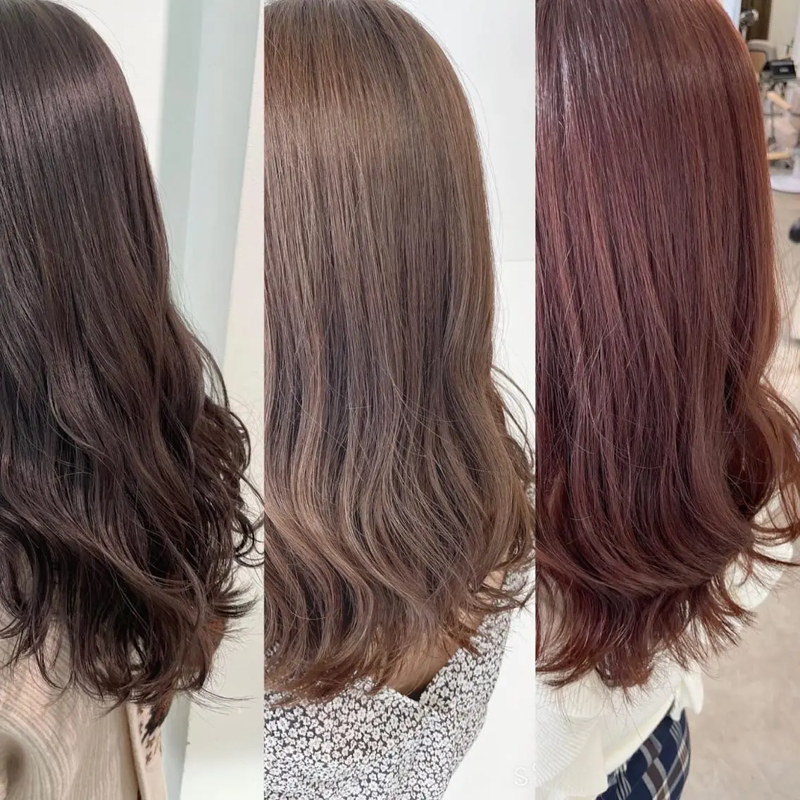 ロング カラー アッシュ ベージュカラー ブリーチ ブラウンカラー ショコラグレージュ カット ヘアカラー 透明感カラー/ レイヤー　YUKAのヘアスタイル