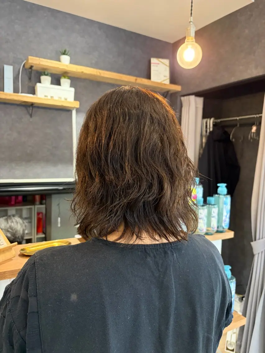 ミディアム カット トリートメント 奥村 奈々加のヘアスタイル