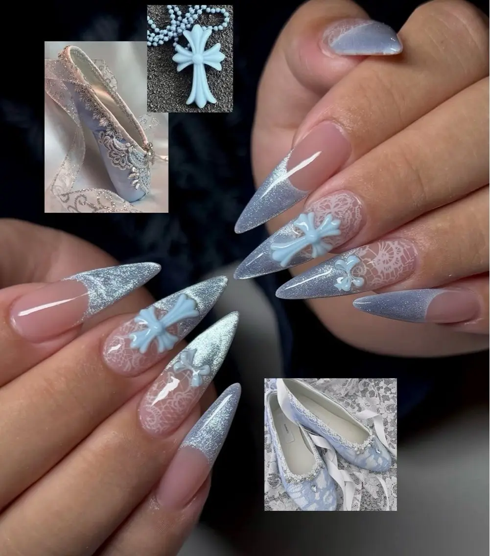 ネイル アートネイル ボルドー フレンチネイル ジェルネイル 氷ネイル・うるうるネイル ハンドネイル Julie Nail Rinのネイルデザイン