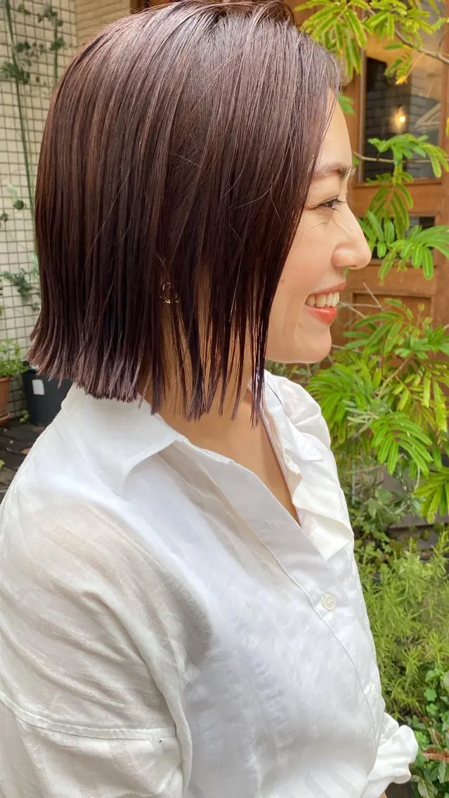 似合わせカット＋リタッチカラー＋クイックヘッドスパ✴️の写真