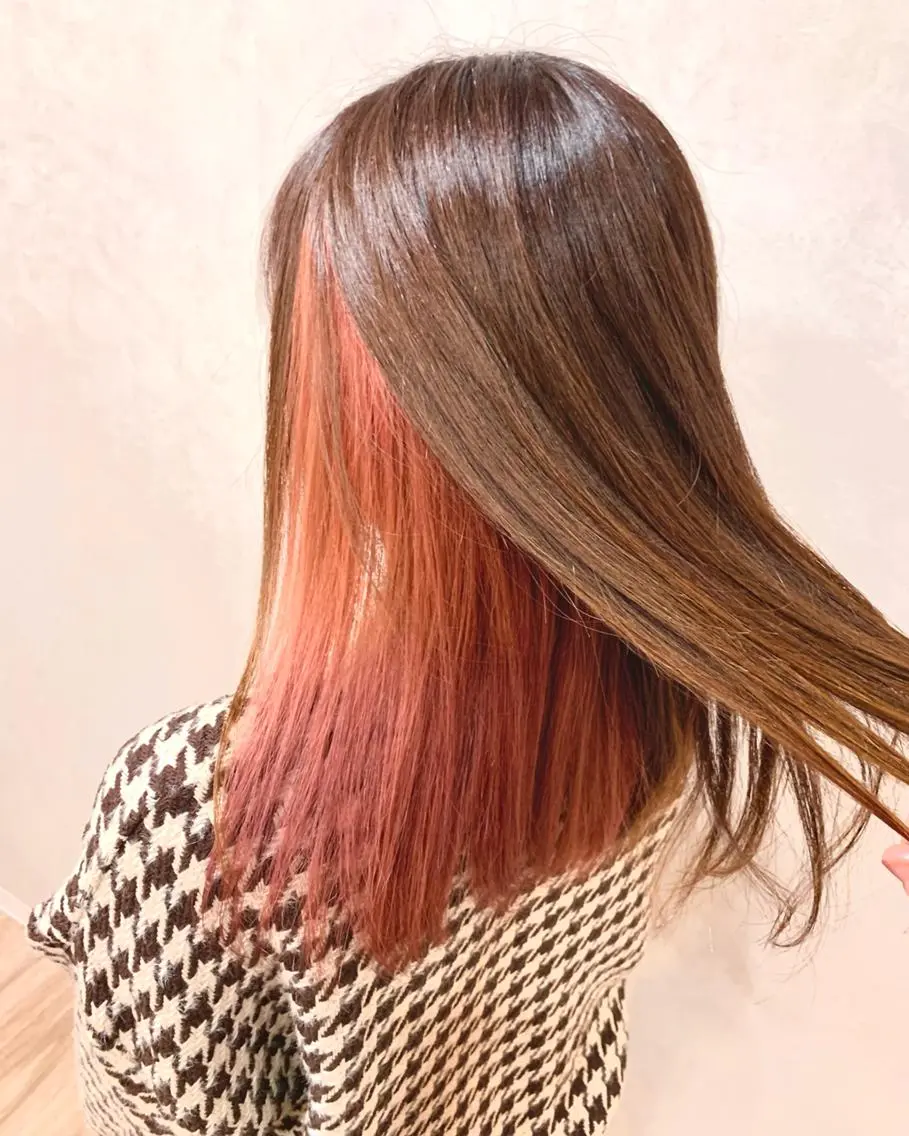 【✂︎カット+インナーカラー】おしゃれにチラ見せが可愛いの写真