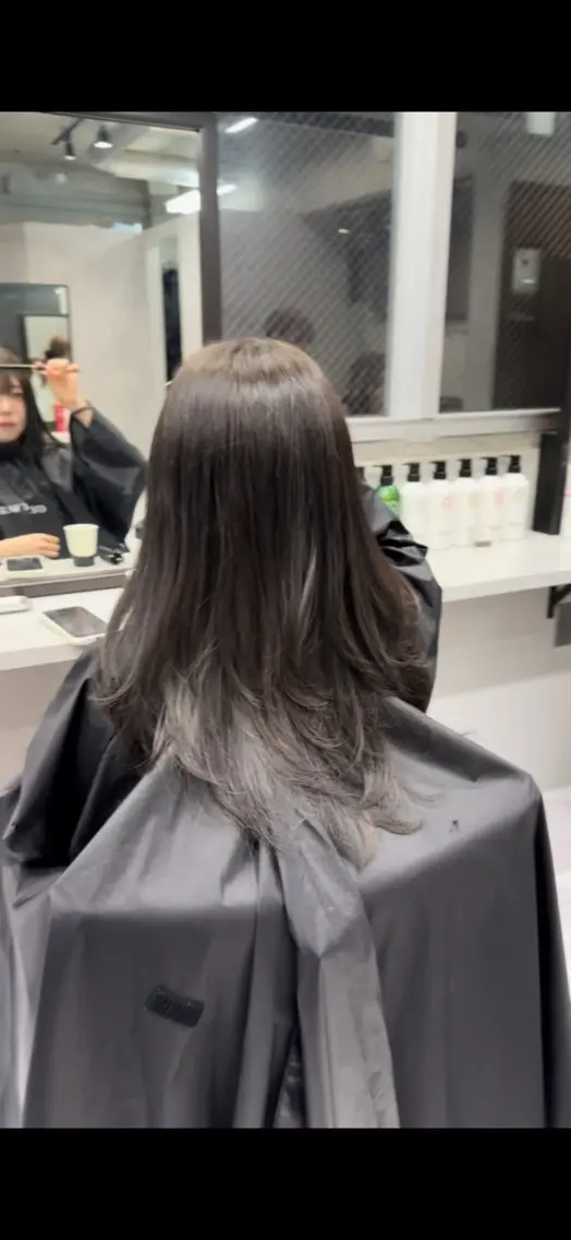 セミロング レイヤーカット 野村颯汰 カットモデル募集中のヘアスタイル