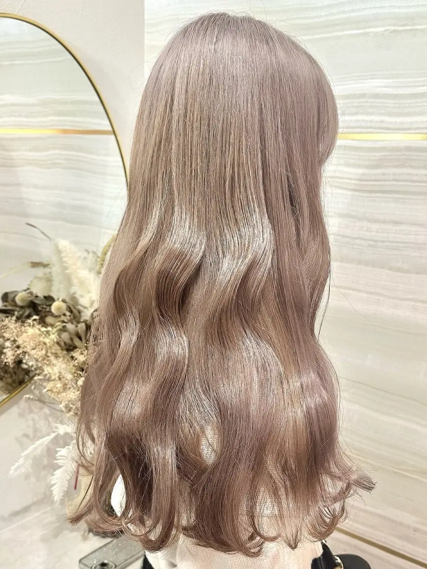 ロング カラー 透明感カラー 似合わせカット ヘアカラー トリートメント 🎀りな🎀透明感 カラー特化大宮のヘアスタイル