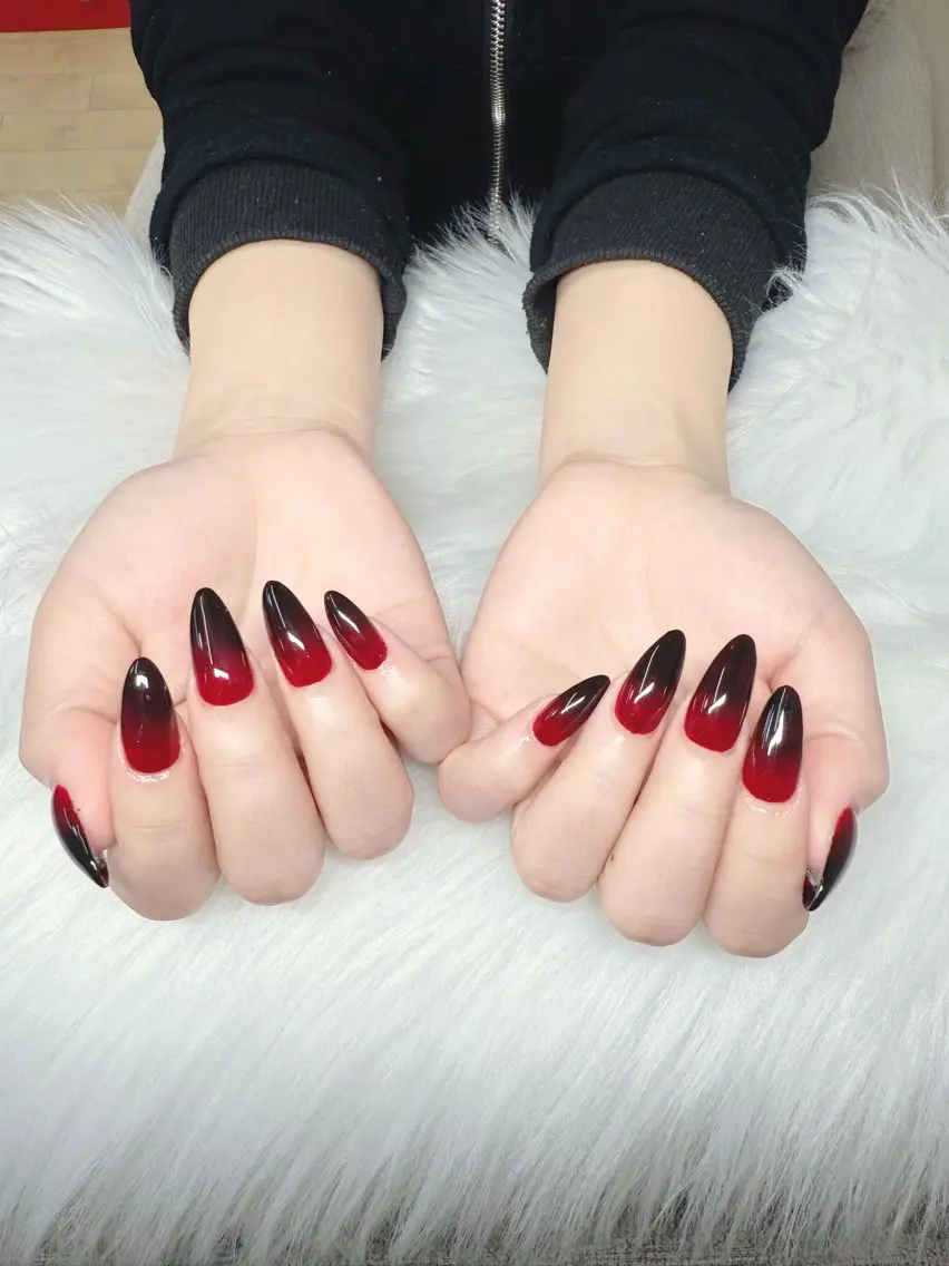 ネイル ジェルネイル 韓国ネイル マグネットネイル ワンホンネイル ハンドネイル GOHOUBI Nail 心斎橋店のネイルデザイン