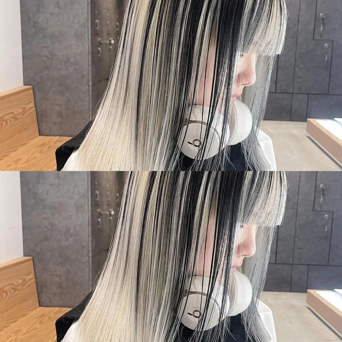 ロング カラー 💜ハイトーン💛 マジカルかいちゃんのヘアスタイル