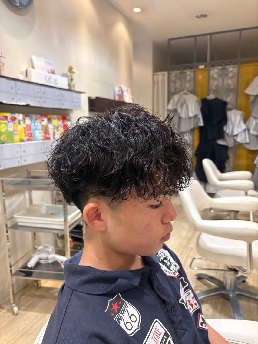 パーマ メンズ メンズパーマ 鈴木 心花のヘアスタイル