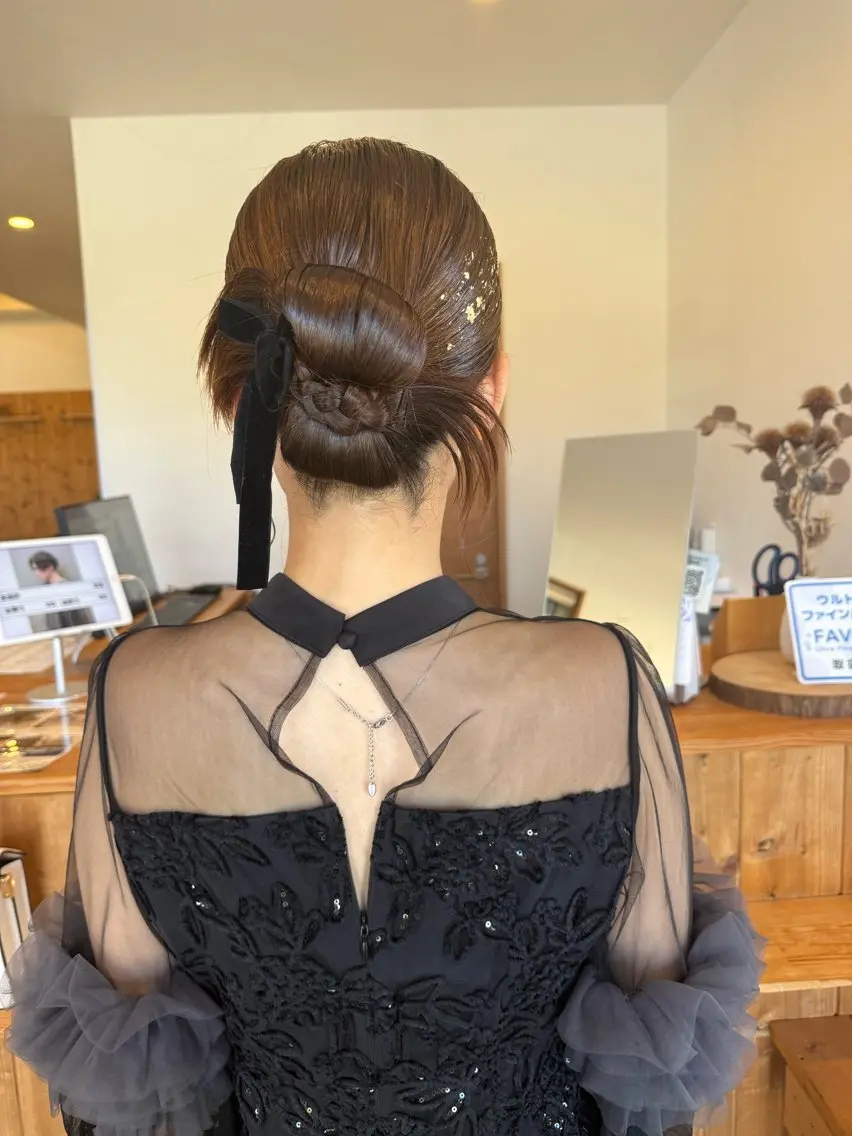 ヘアアレンジ タガミ リンカのヘアスタイル