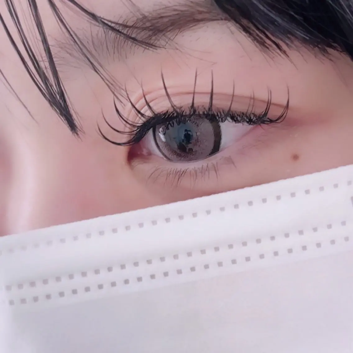 🧚🏻‍♀️まつげエクステ120本(フラットラッシュ0.15㎜、JCDどれでも)(コーティング込)の写真