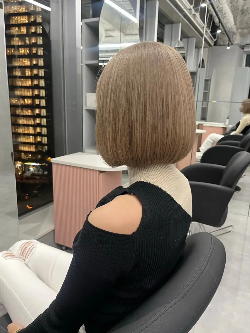 ロング カラー ベージュカラー 透明感カラー🫧 しゅうと/心斎橋のヘアスタイル