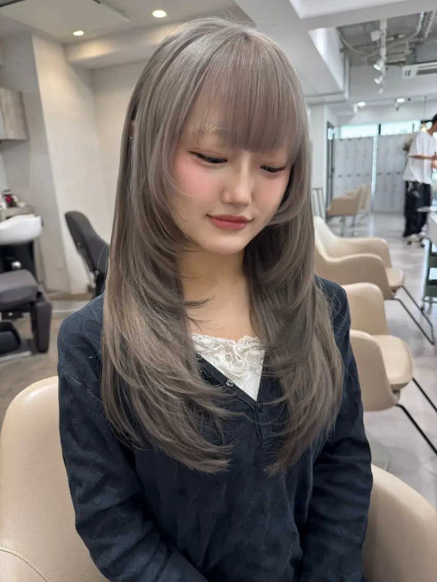 【ミニモ限定💫】似合わせレイヤーカット+ダブルカラーorインナーカラー+オージュアトリートメント🐏☁️の写真