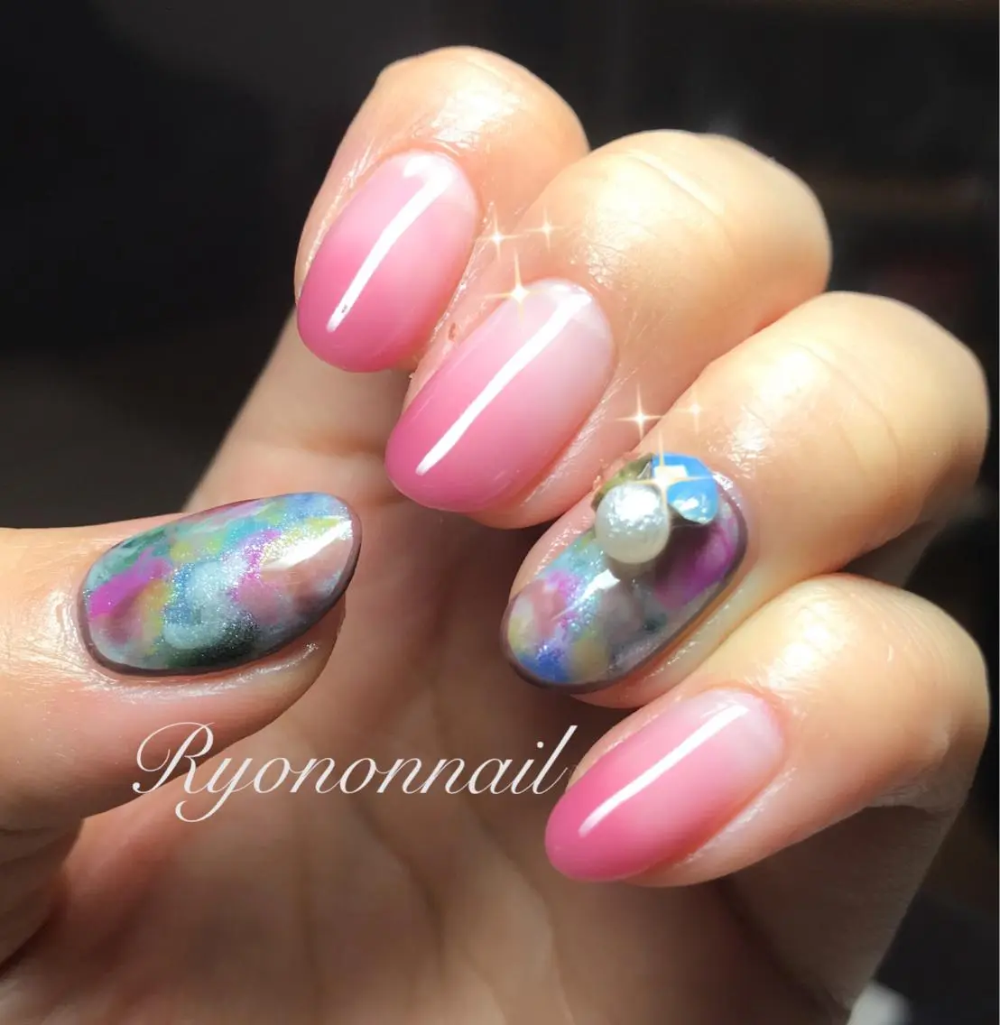 ネイル シンプルネイル Ryononnail 上谷典子のネイルデザイン