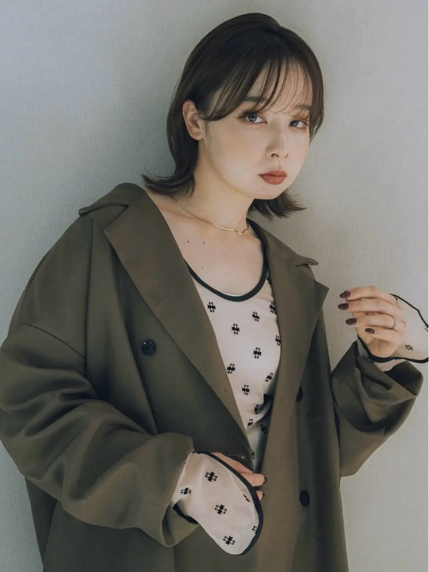ミディアム 天野蒼汰√モデル募集 √城東区√蒲生四丁目のヘアスタイル