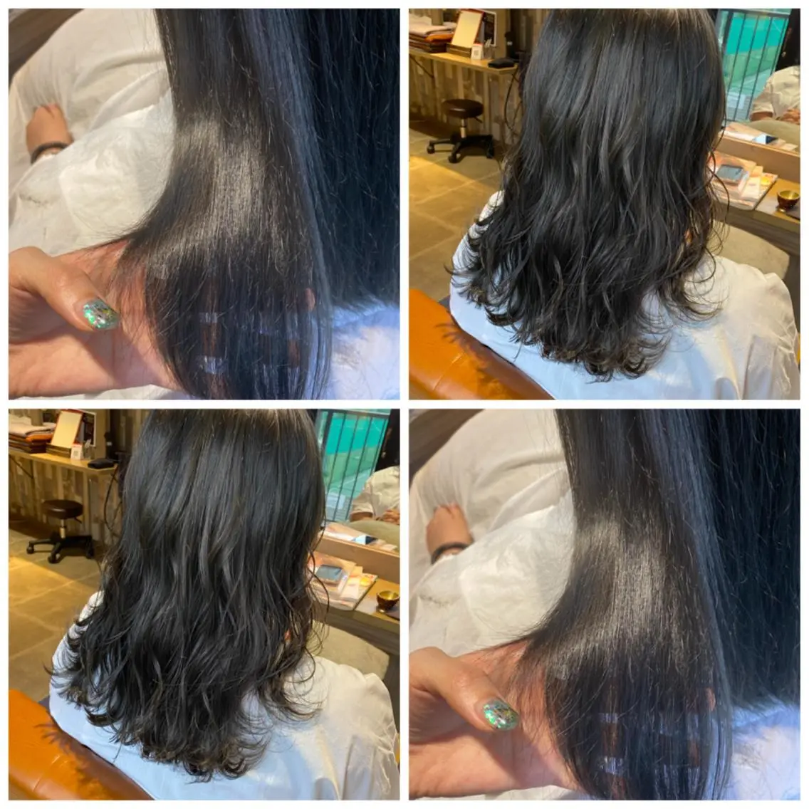 カラー グレージュ ヘアカラー トリートメント 🩵盛れる顔周りヘア EMI🩵のヘアスタイル