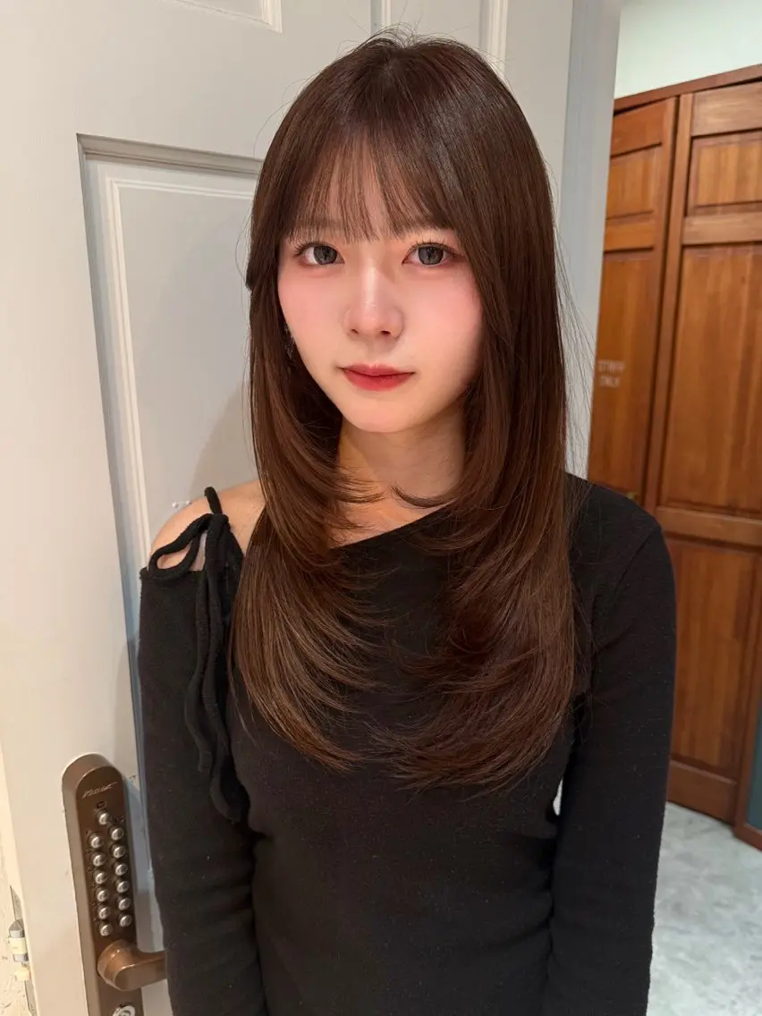 ロング カラー カット ヘアカラー トリートメント mai / linoah˚✧のヘアスタイル