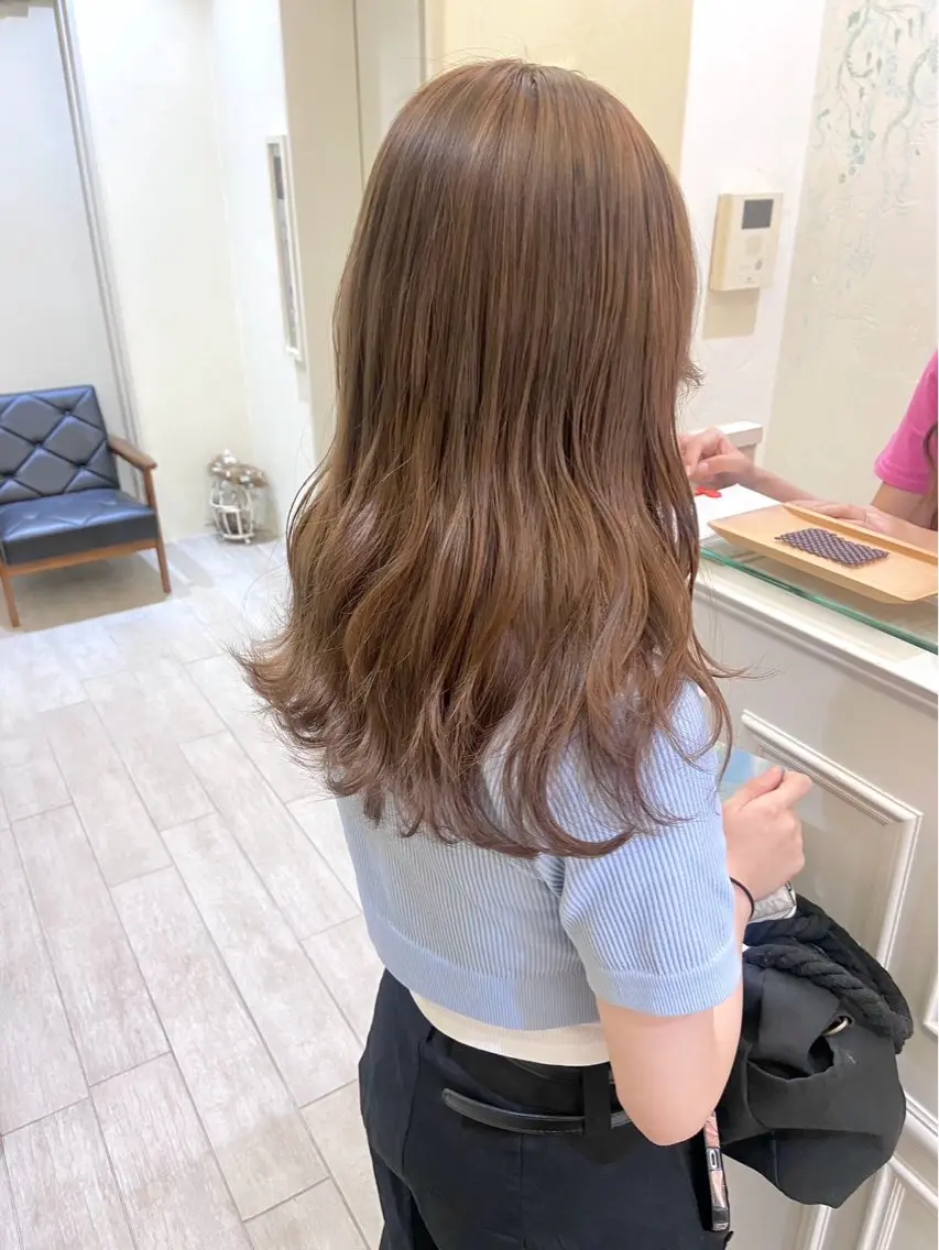 カラーモデル ブリーチ無しの写真