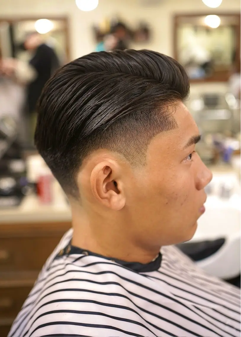 ショート メンズ フェードカット カット 吉祥寺バーバー takumiのヘアスタイル