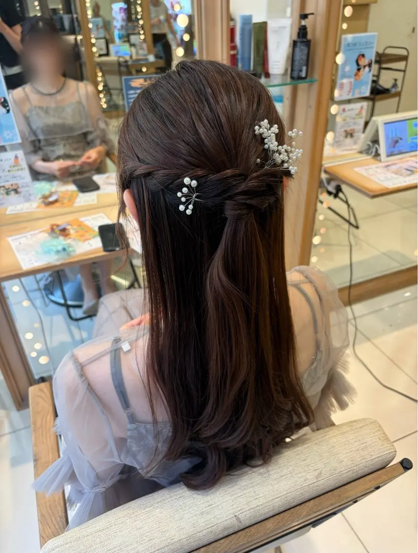 ヘアアレンジ ヘアセット 髪質改善🫧/ カラー💗/ あんずのヘアスタイル