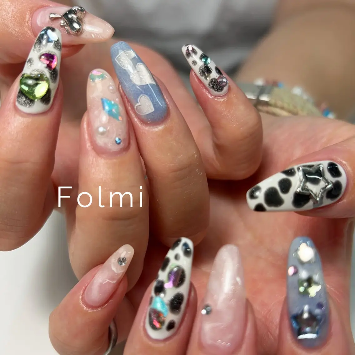 ネイル 持ち込み ハンドネイル Folmi_南森町 nwe _openのネイルデザイン