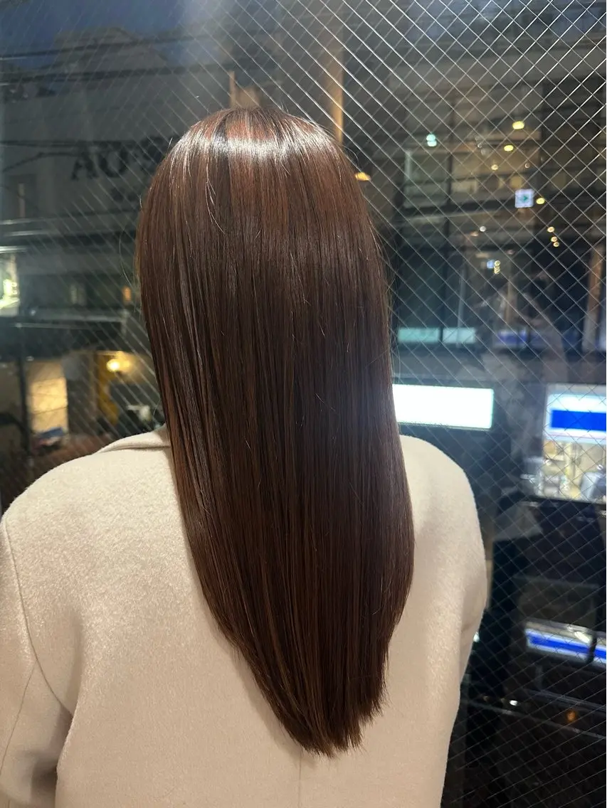 似合わせカット+透明感カラー+艶感3stepトリートメント🫧✨️の写真