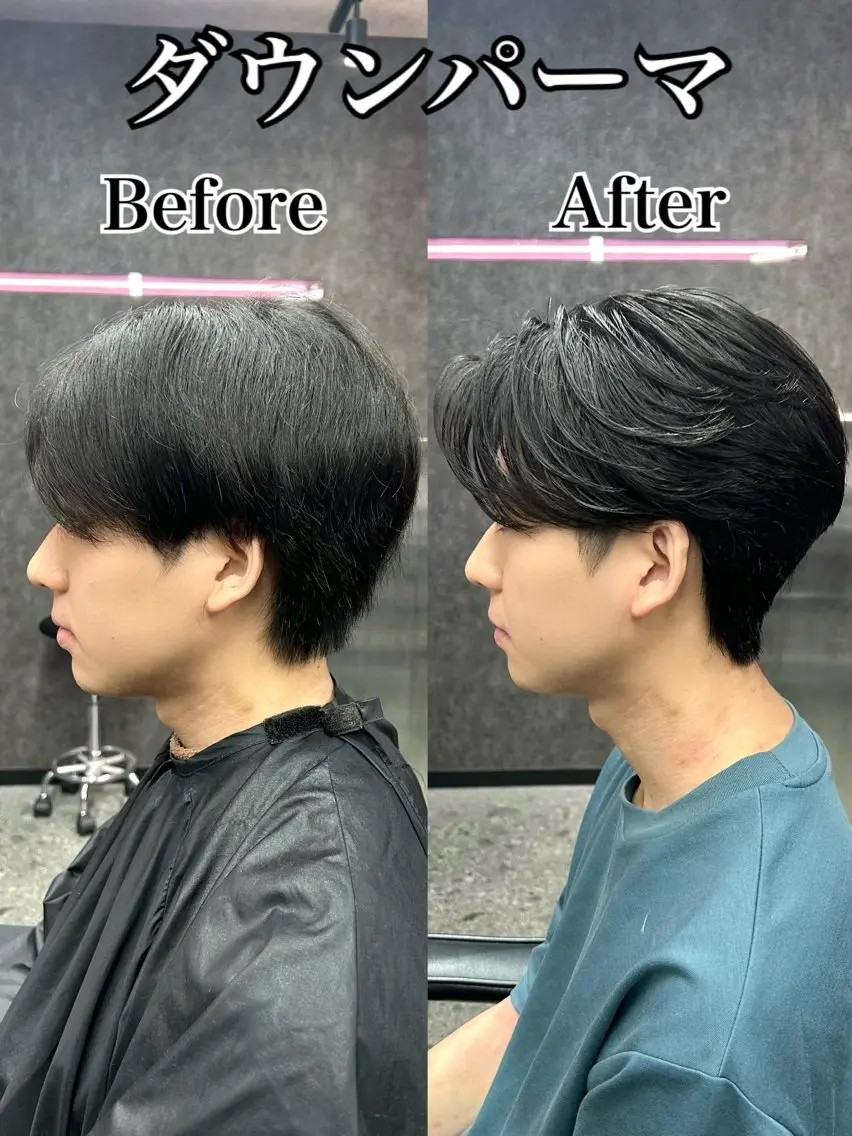 ショート カラー パーマ メンズ カット パーマ メンズスタイリスト 前田雄輝のヘアスタイル
