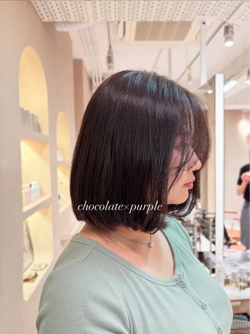 ミディアム ヘアカラー トリートメント セイショウ__表参道 カラーブリーチ✨のヘアスタイル