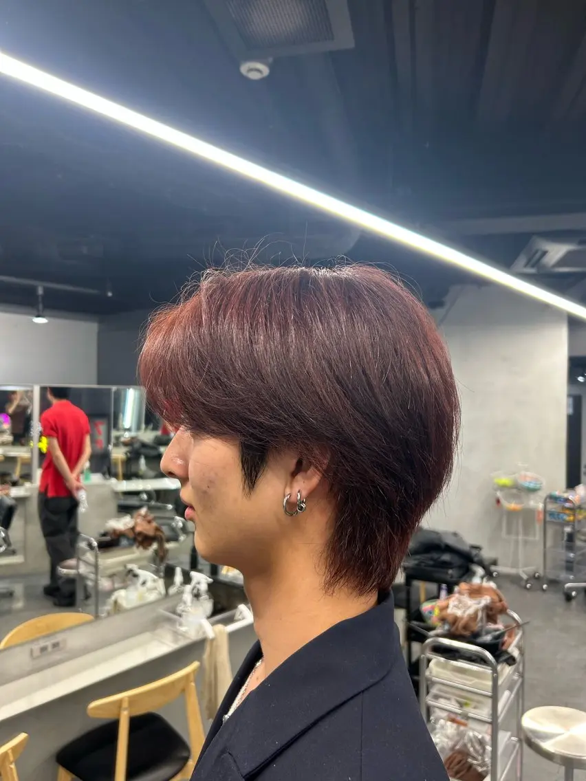 カラー メンズ パーマ支持率⭕️春山 凜乃介のヘアスタイル
