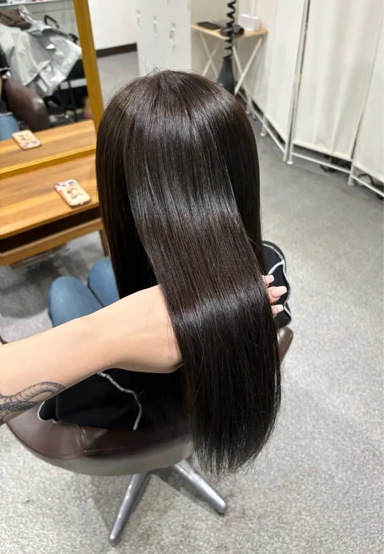 カラー 望月 あんなのヘアスタイル