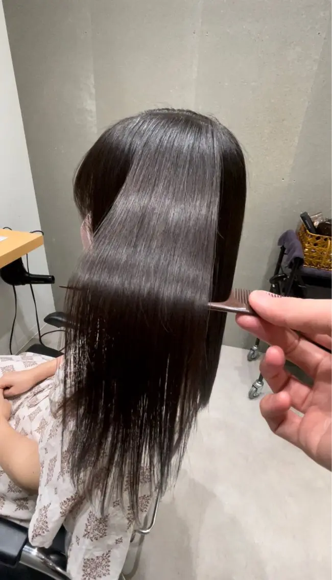 ミディアム 髪質改善 トリートメント トリートメント ヘッドスパ 髪質改善ヘアケア 艶髪特化/上田のヘアスタイル