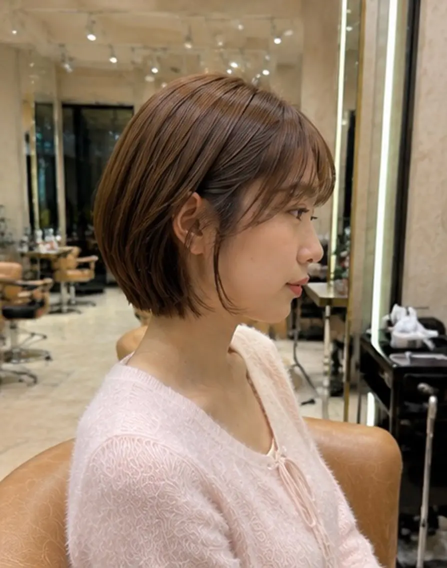 ショート 🍯似合わせ＆小顔 ボブ/みゆ🍯表参道のヘアスタイル