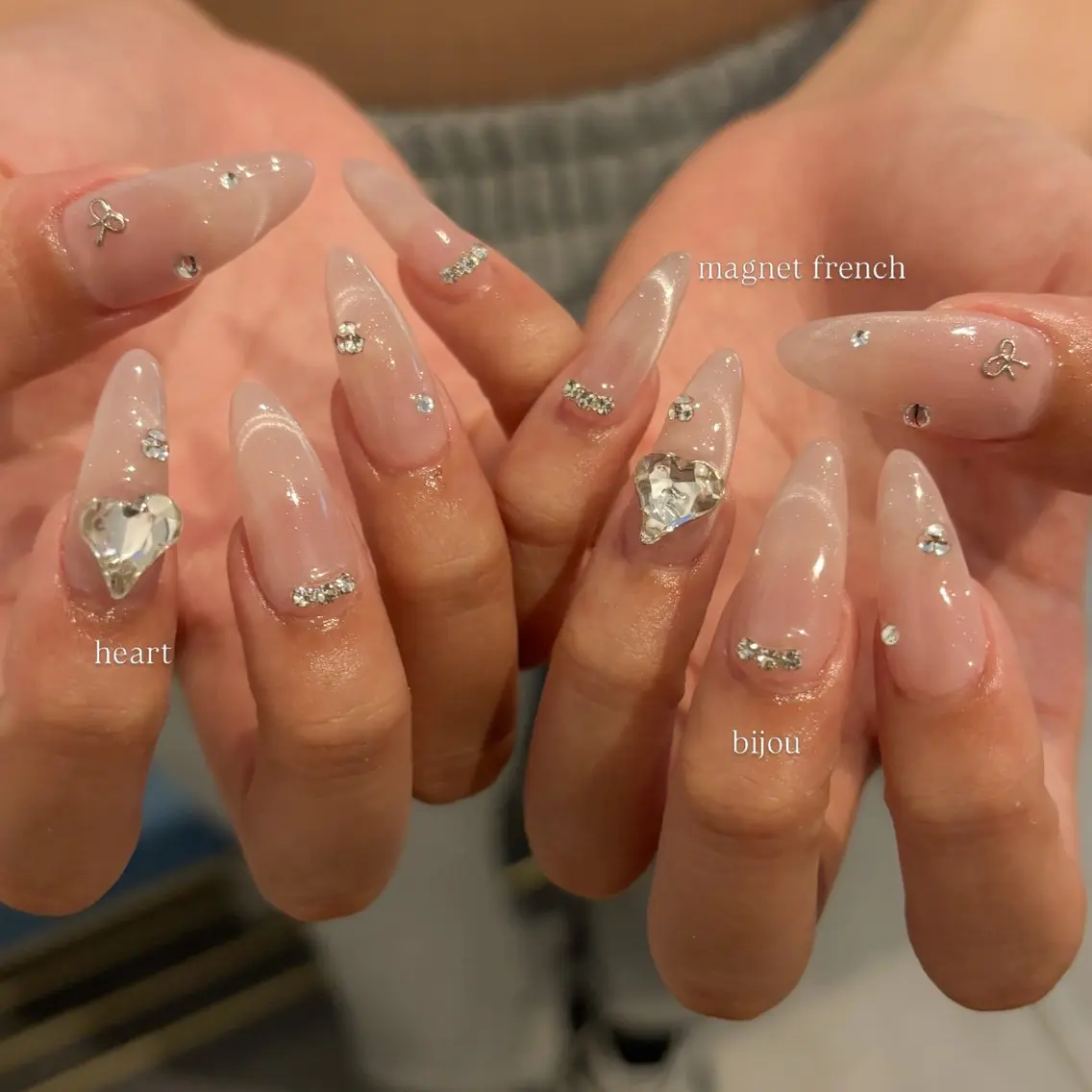 ネイル 長さ出し ワンホンネイル ハンドネイル IZUMIꕤnail 堺筋本町｜心斎橋のネイルデザイン
