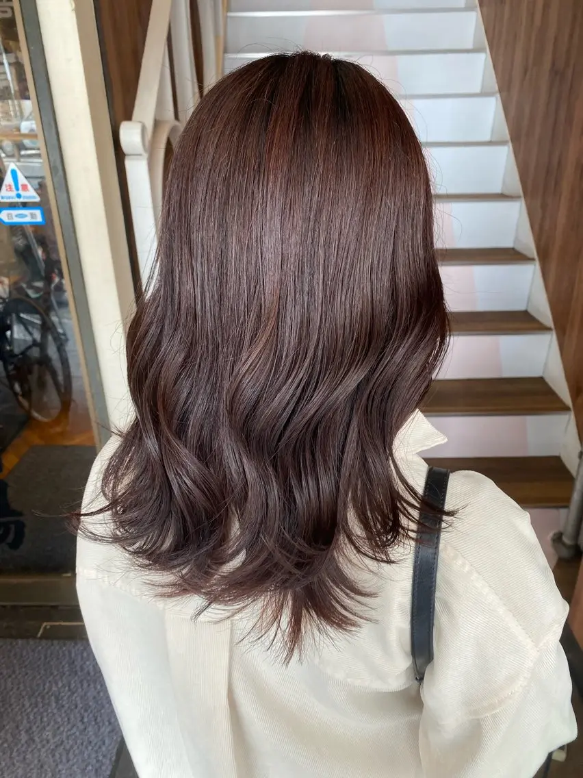 ミディアム カラー ヘアアレンジ 村上 ゆういのヘアスタイル