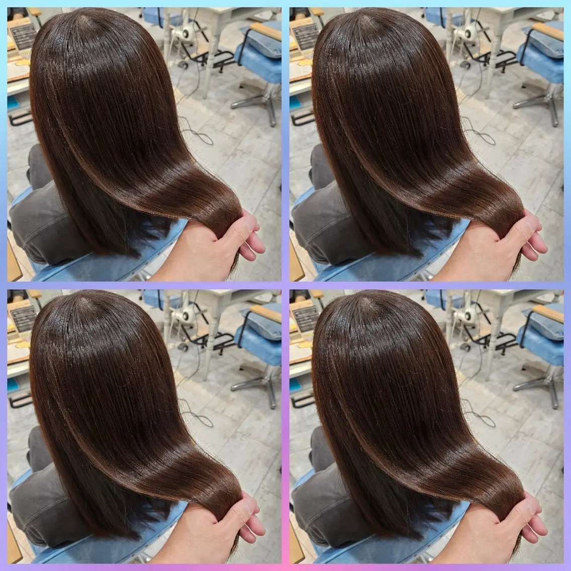 セミロング 髪質改善 カット ヘアカラー トリートメント レイヤー×艶髪特化 代表　西村功平のヘアスタイル