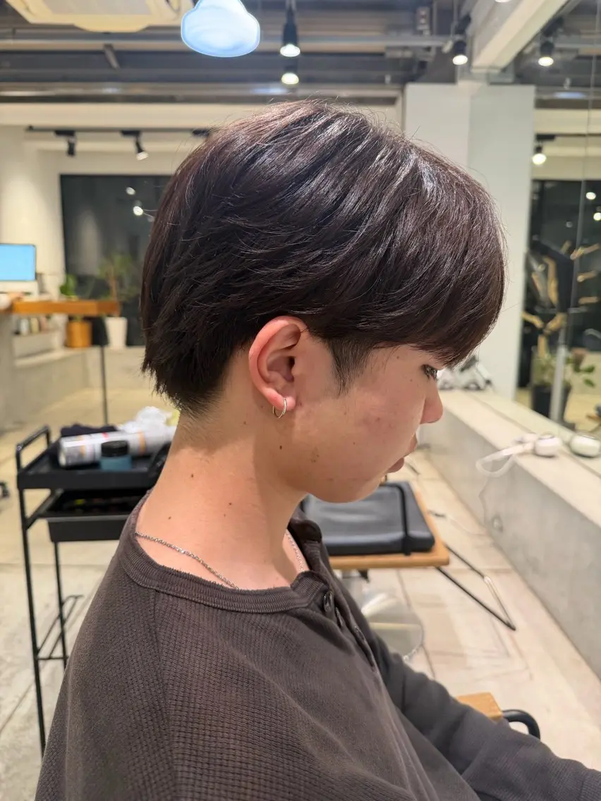ショート ヘアカラー メンズカラーカット/ ヘッドスパ☾/ユナのヘアスタイル