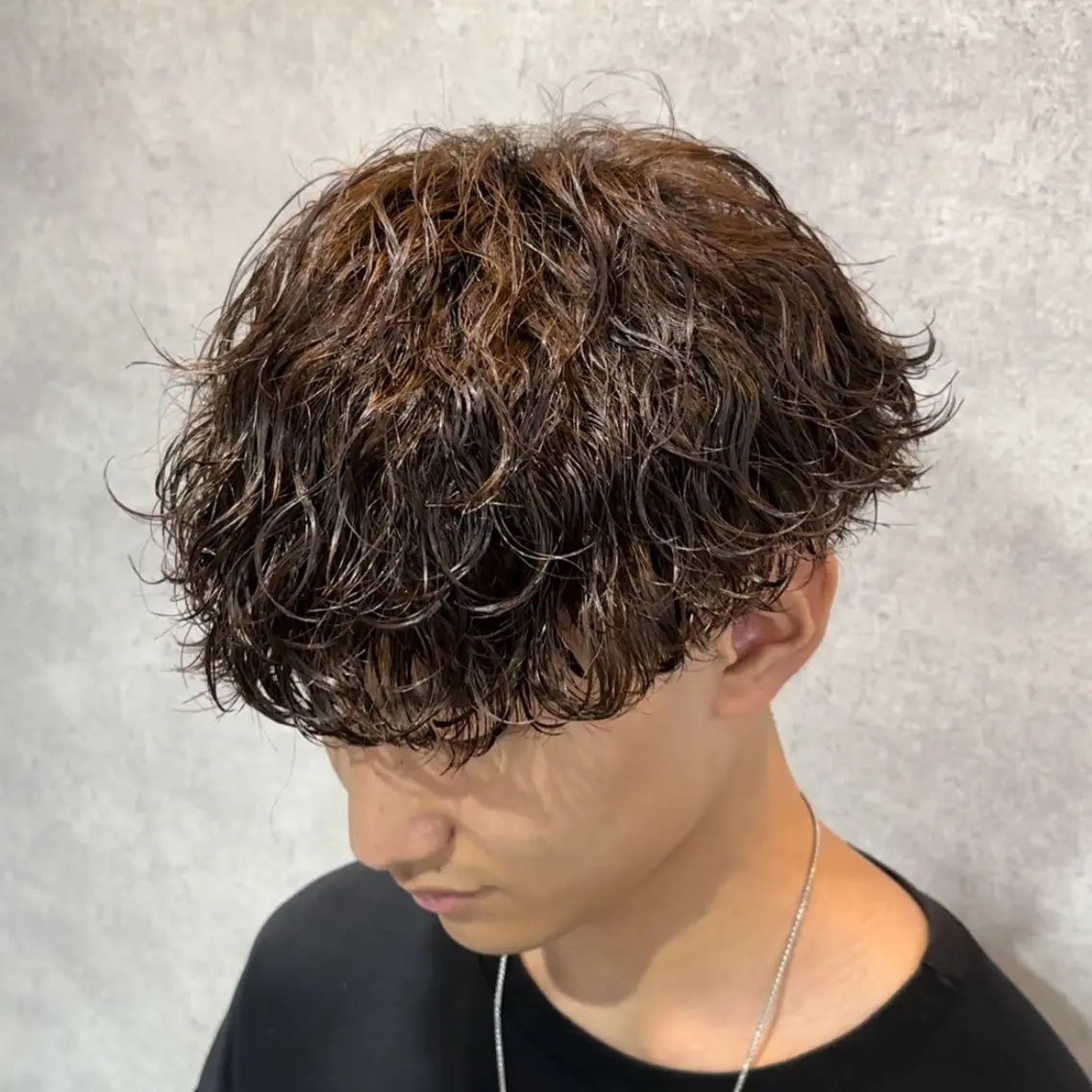 カラー パーマ メンズ カット パーマ ヘッドスパ ヘアセット 🔥メンズカット＋ パーマの達人🔥のヘアスタイル