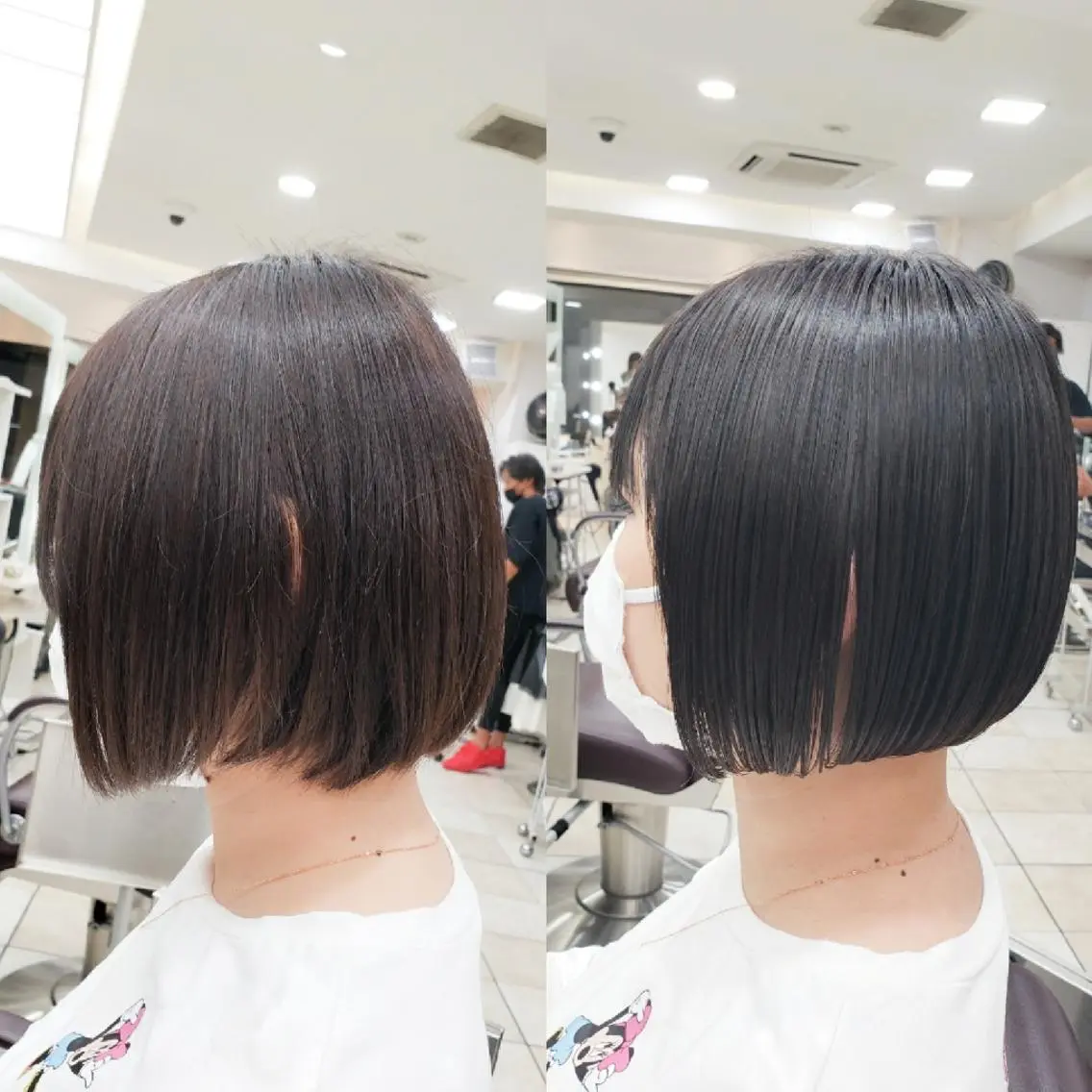 ショート カラー イルミナカラー 髪質改善 似合わせカット 縮毛矯正 トリートメント カット ヘアカラー トリートメント ボブ・ロブ　福田 泰久✂️✨のヘアスタイル