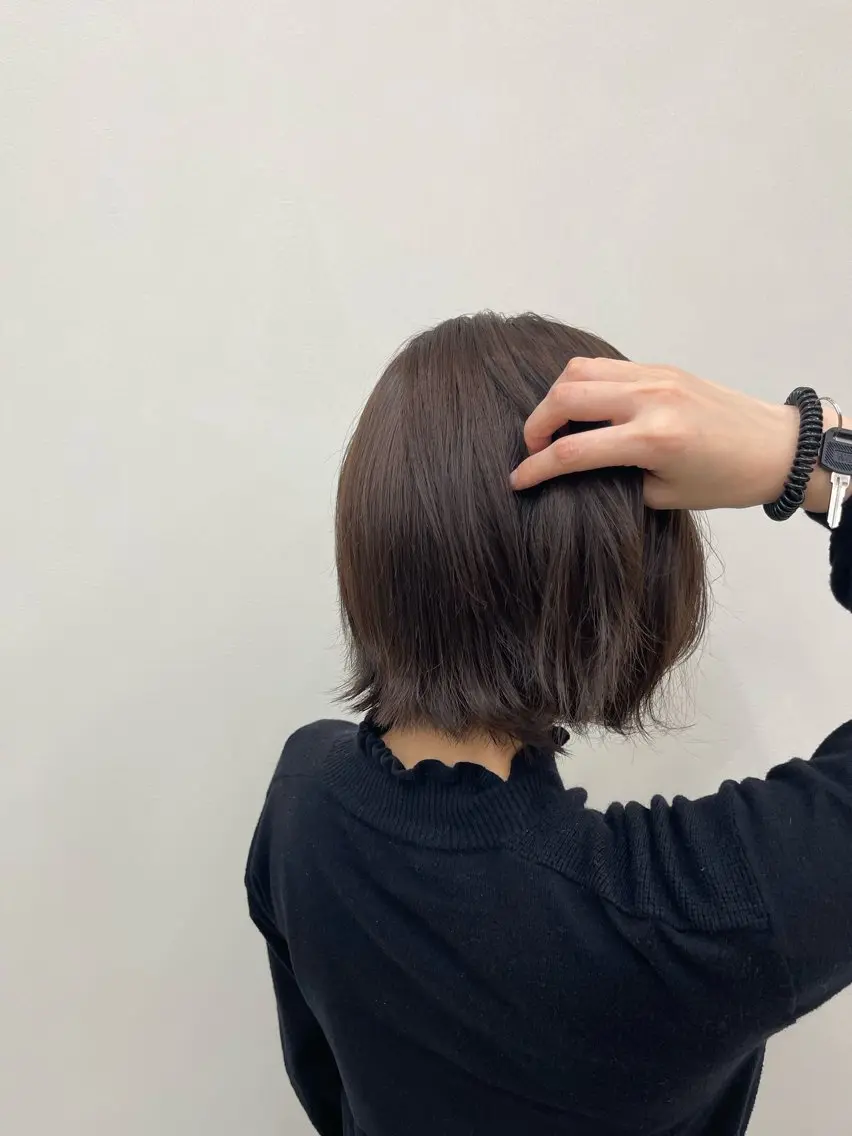 ロング カラー ショートボブ ボブ 透明感カラー⭐️ Takumaのヘアスタイル