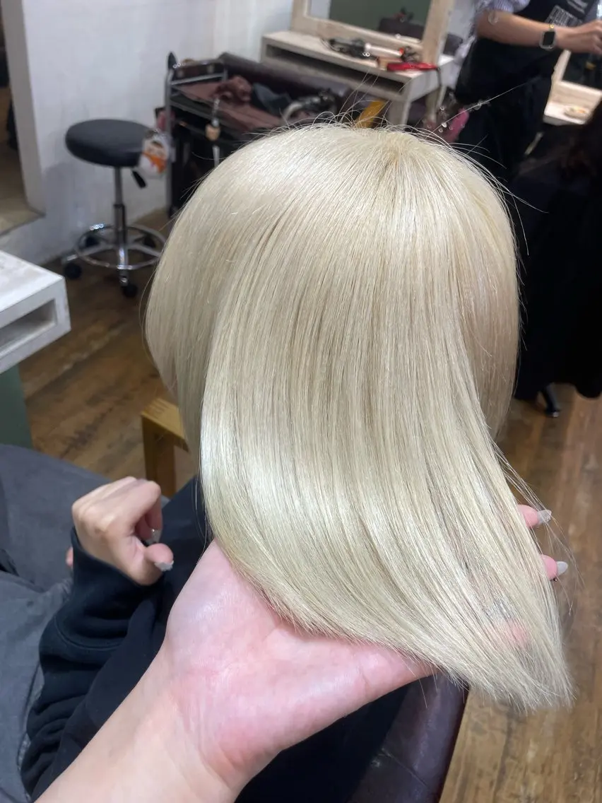 ミディアム カラー カット ヘアカラー トリートメント 極艶透明感カラー🐰 髪質改善/出雲つぐみのヘアスタイル
