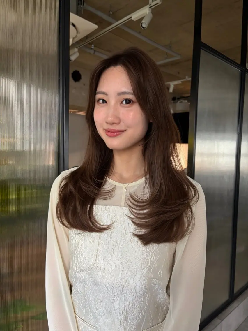 ロング レイヤーカット レイヤーカット 🎀 miyuのヘアスタイル
