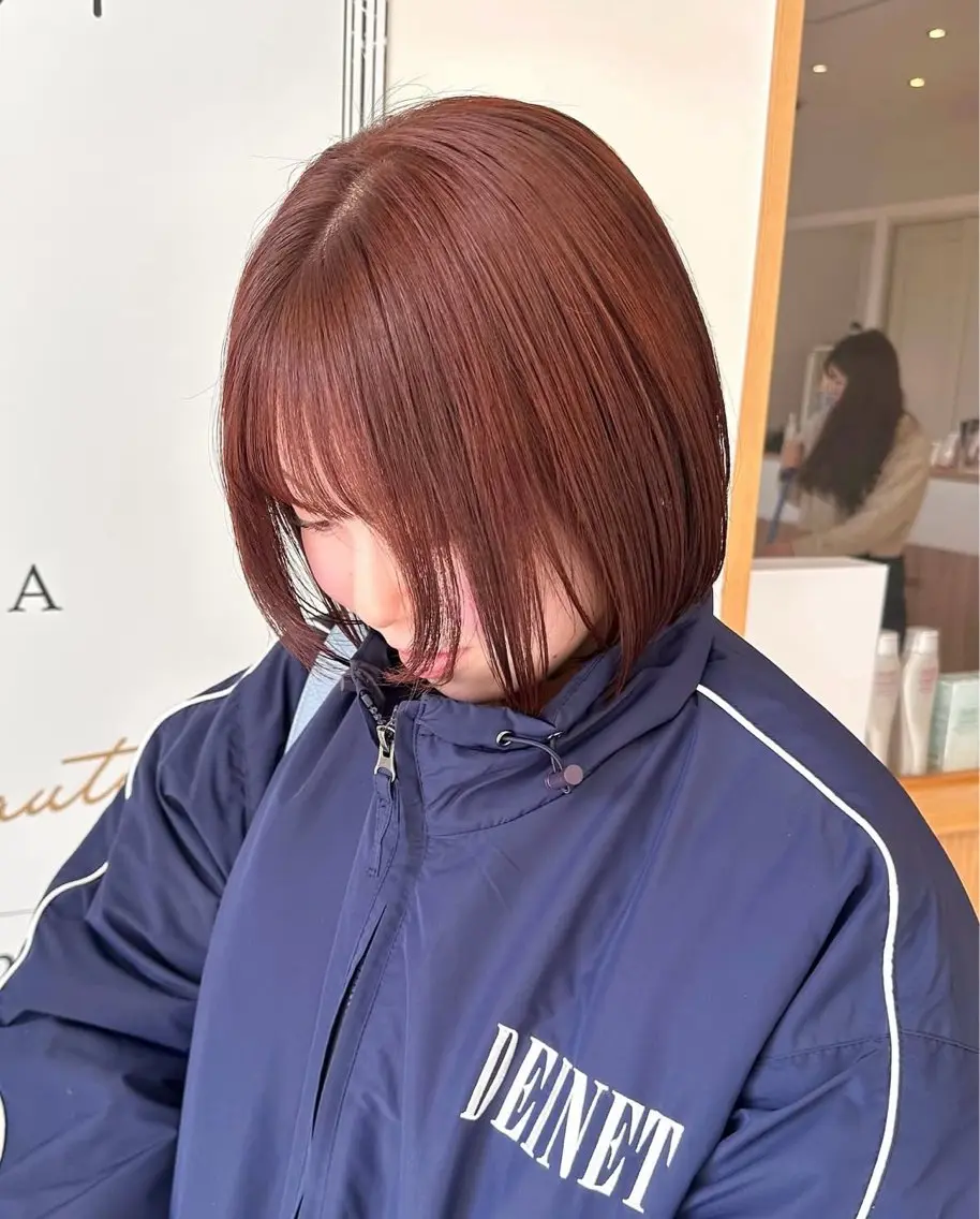 ショート カラー カット ヘアカラー トリートメント 服部 真帆のヘアスタイル