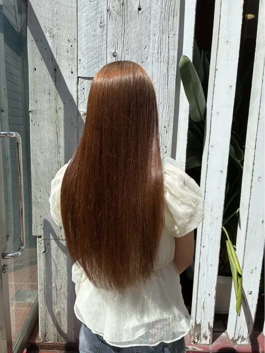 ロング ✨️ 藤田    輝 ✨️カラーモデル募集のヘアスタイル