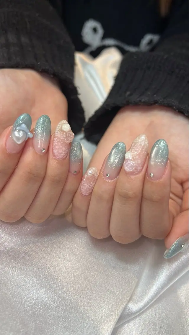 ネイル ハンドネイル Tomo 🦋💜のネイルデザイン