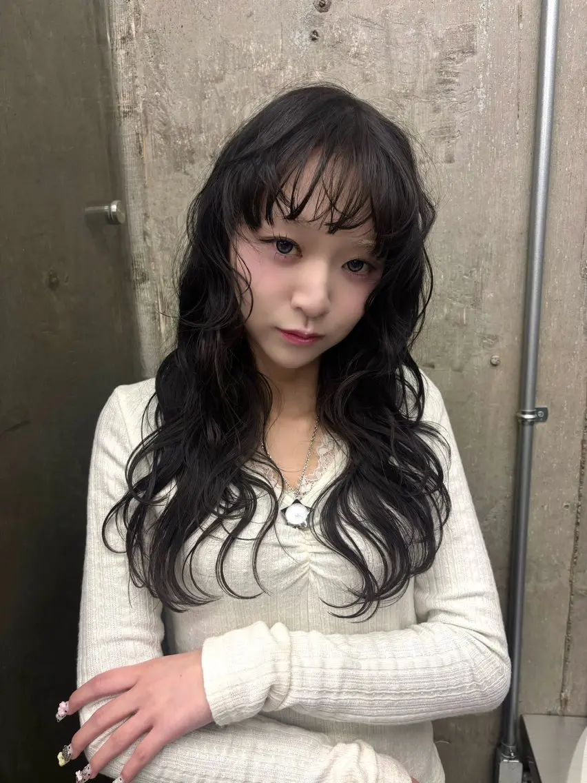 ロング カラー カット KURUMI /透明感カラー🫧のヘアスタイル