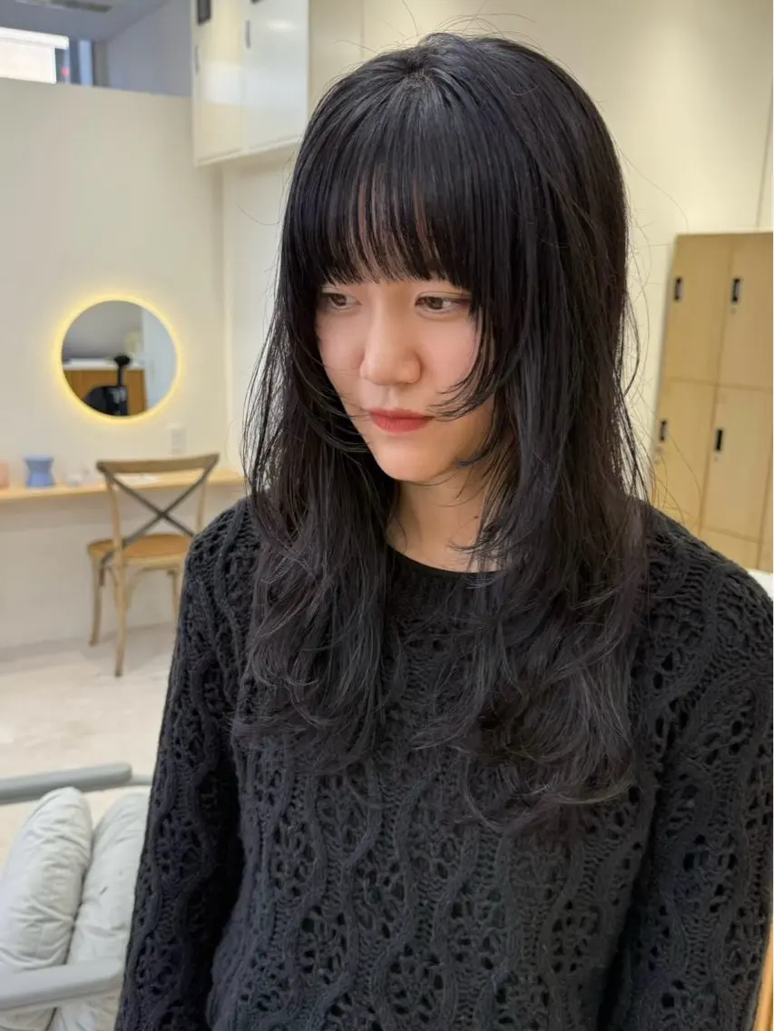 ロング パーマ パーマ 🪄mizuki /パーマモデル募集のヘアスタイル