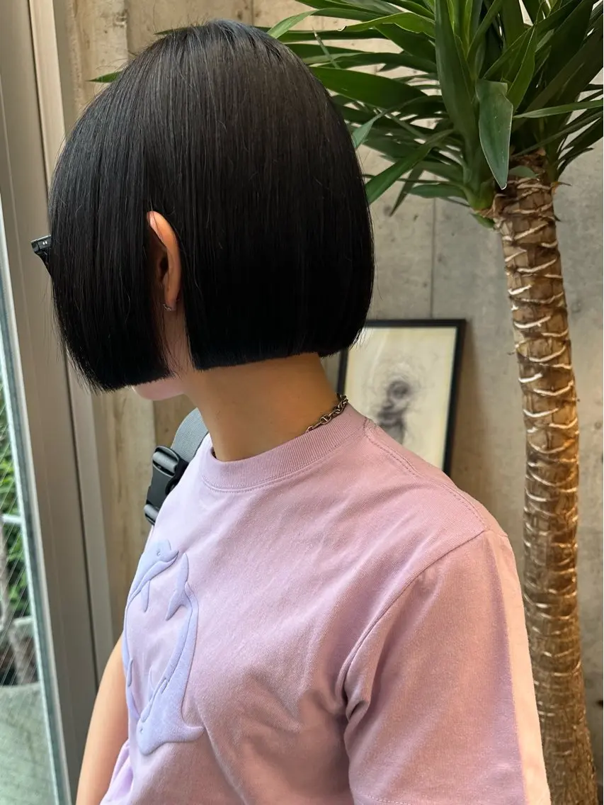 ショート カット ボブ/似合わせカット /ニュアンスカラーのヘアスタイル
