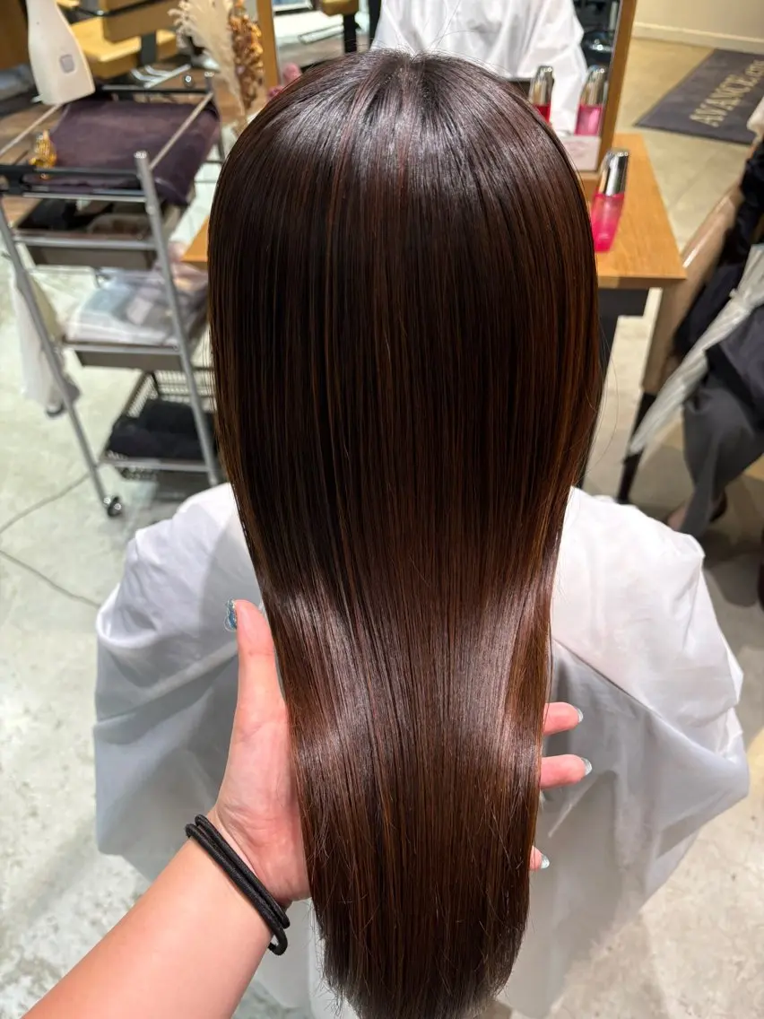 髪質改善ストレート ロング料金ありの写真