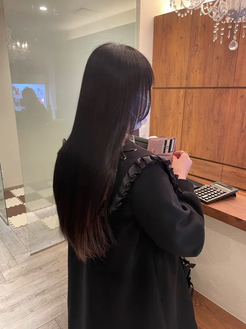 ロング カラー 顔周りカット 髪質改善 カット ヘッドスパ ✨レイヤーお任せ✨ 林有里子のヘアスタイル