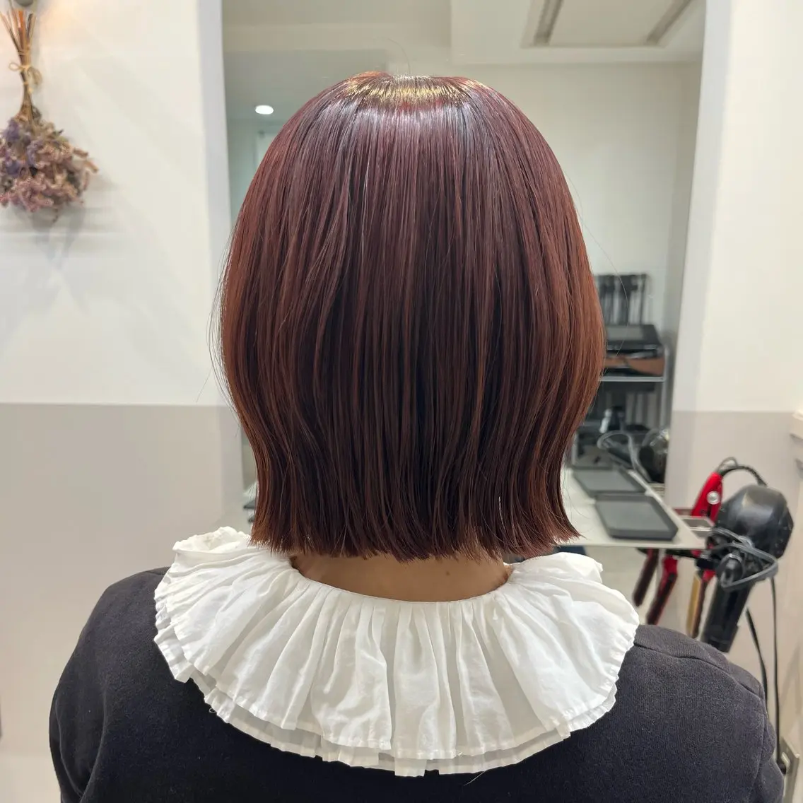 ショート ボブ 外ハネヘア マミ☁️ヘアセット /お呼ばれヘア/銀座のヘアスタイル