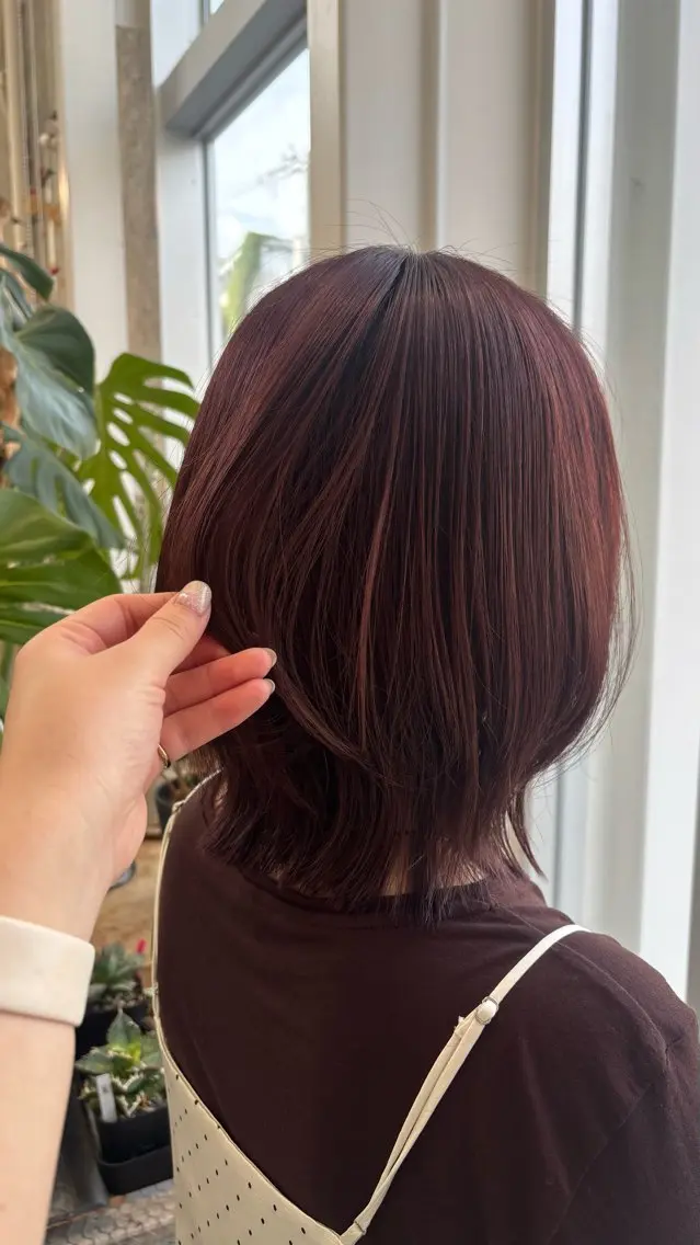 カラー ヘアカラー TEMIL HAIR 彩香のヘアスタイル