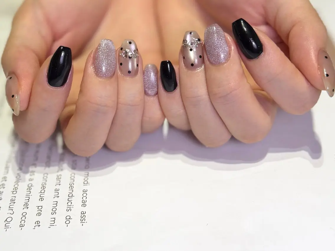ネイル ドット ハンドネイル Mnailsalon フィルイン対応サロンのネイルデザイン
