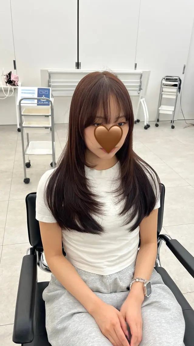 ロング レイヤーカット mit bytree MISAKI🎀のヘアスタイル
